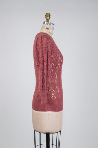 Rosewood knit sweater (XS+S)