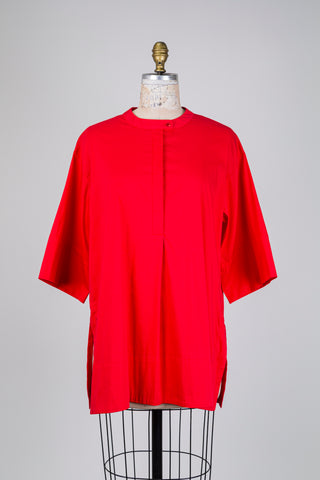 Tunique rouge à col mao (14/16)