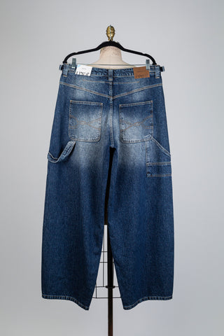 Pantalon ballon en denim délavé (12)