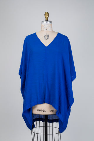 Royal blue draped tunic (14/18)