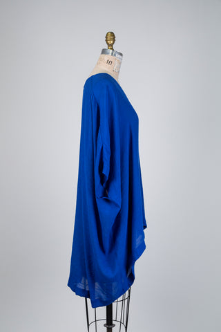 Royal blue draped tunic (14/18)