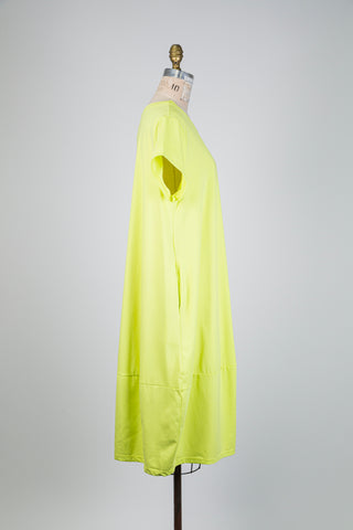 Robe ballon jaune lime (TU)