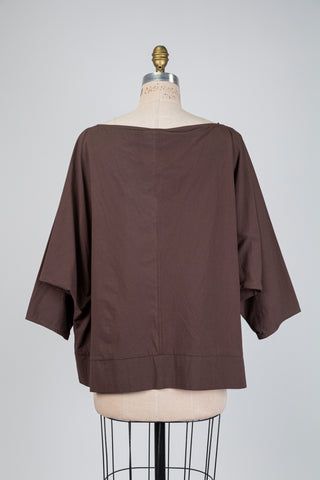 Chocolate Batwing Blouse (UK 14/16)
