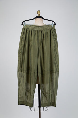 Pantalon ballon diaphane kaki (10/12)