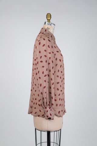 Chemisier diaphane bisous (4-6-8-12)