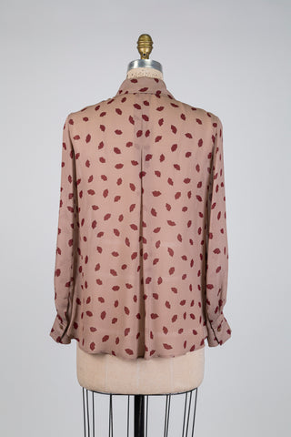 Chemisier diaphane bisous (4-6-8-12)