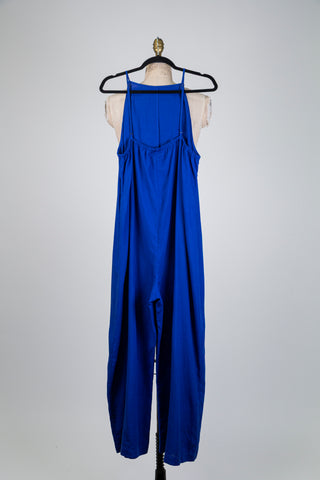 Jumpsuit bleu royal à jambe large (14/16)