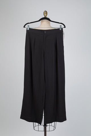 Pantalon large noir (M)