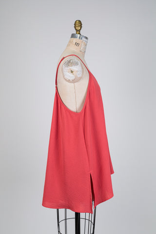 Camisole fluide rose framboise (14/16)