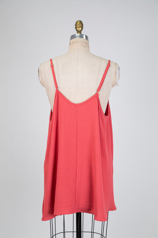 Camisole fluide rose framboise (14/16)
