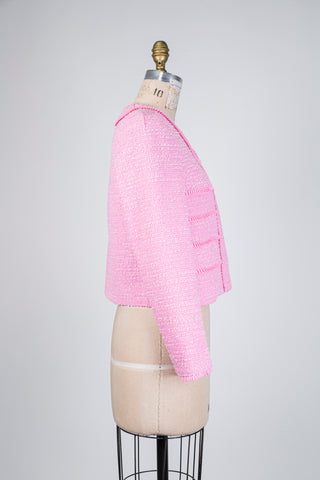 Veste en tweed rose (4/6)