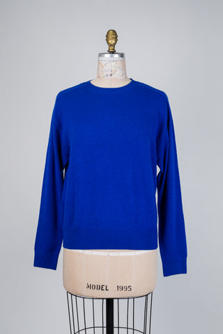 Royal blue soft knit sweater (8+10)