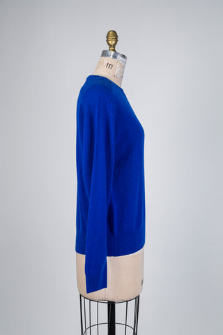 Royal blue soft knit sweater (8+10)