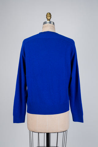 Royal blue soft knit sweater (8+10)