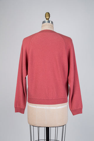 Brick red soft knit sweater (4)