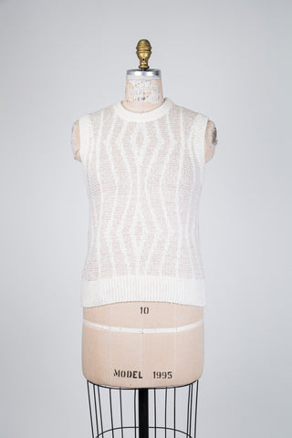 Débardeur en tricot mérinos crème (6)