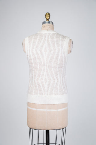 Débardeur en tricot mérinos crème (6)