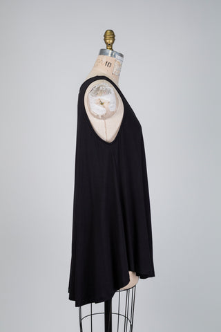 Camisole trapèze noire (TU)