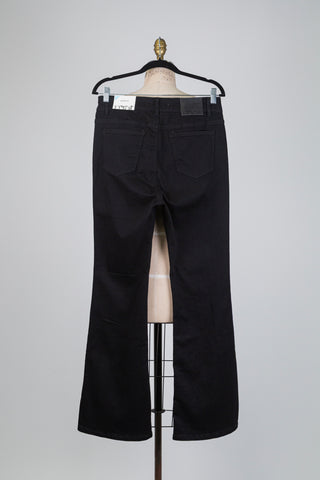 Black denim bootcut jeans (10)