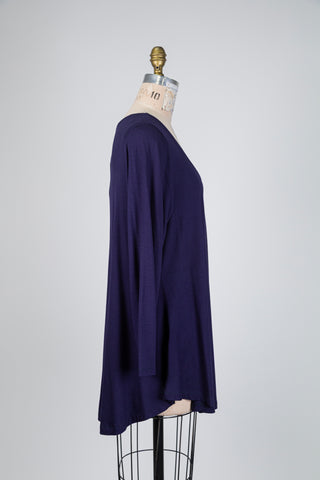Navy A-line tunic (OS)
