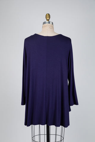 Navy A-line tunic (OS)