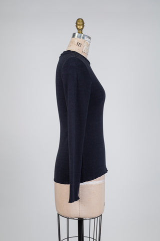 Ultra-soft navy sweater (S)