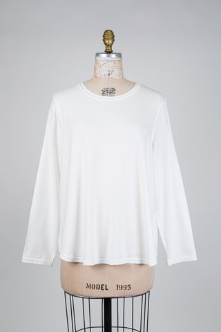 T-shirt manches longues blanc neige (XXL)