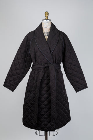 Manteau léger matelassé à col croisé (14/16)