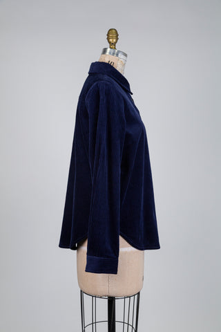Surchemise en corduroy marine (6)