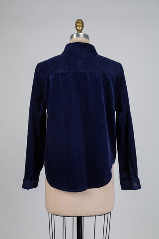 Surchemise en corduroy marine (6)