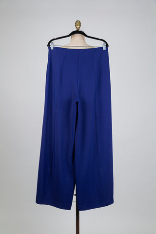 Wide-leg blue-violet trousers (M/L)