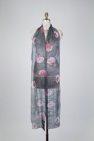 Bright Peony Scarf (XXL)