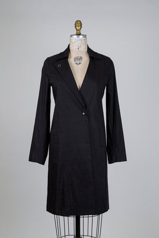 Veste blazer en lin techno noir (XS-S-M-L)