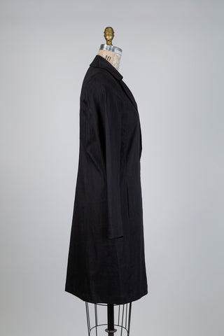 Veste blazer en lin techno noir (XS-S-M-L)