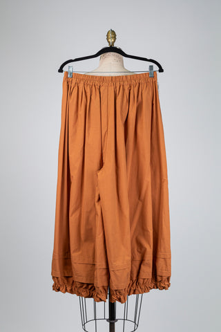 Pantalon ballon camel à taille haute (S+)