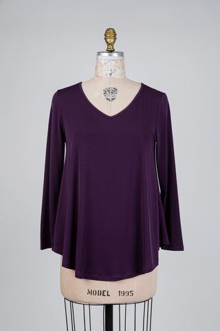 Plum trapeze sweater (S)