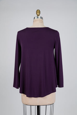 Plum trapeze sweater (S)