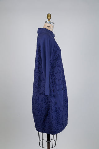 Robe à jacquard violet (S)