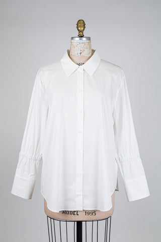 Chemisier blanc à manches élastiquées (16)