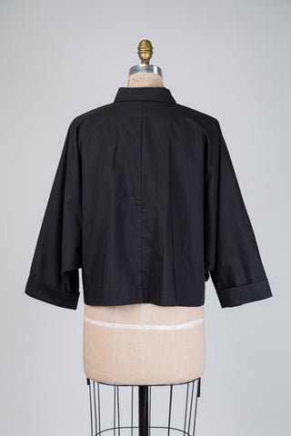 Black high-low blouse (S/M)