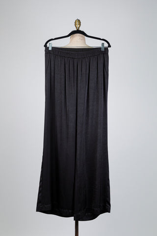 Pantalon noir texturé et satiné (10/12)