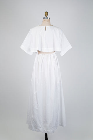 White backless dress (US 14-16)
