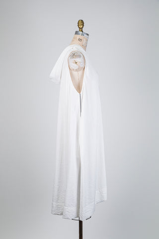 Sporty chic white tunic with piping (14/16)