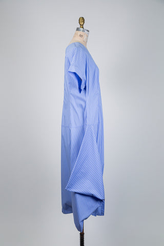 Sky blue striped bubble dress (14/16)