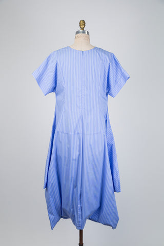 Sky blue striped bubble dress (14/16)