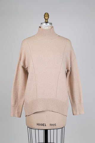 Chandail en tricot café latté (6)