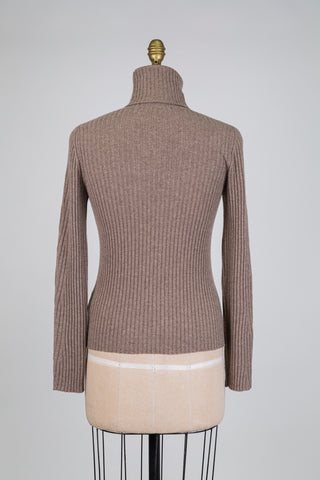 Chandail café col roulé (6)