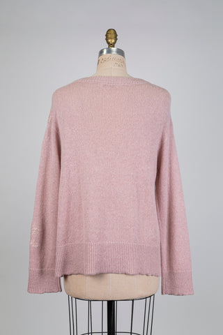 Salt pink sweater with tone-on-tone embroidery (6)