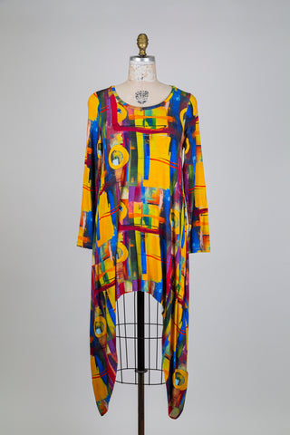 Long tunic with artwork (S)
