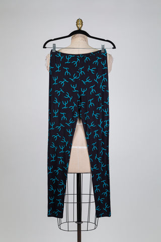 Poseidon black legging pants (S)